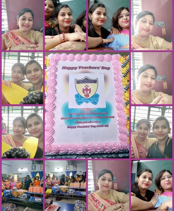Teachers'Day Celebration 2021-22 at St.Stephen's School Kalyani